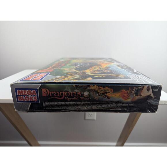 Mega Bloks Dragons Krystal Wars Marauder’s Cliff 9885 Figures & Dragon - Picture 6 of 9